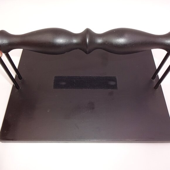 Black Wood Matt Carr Umbra Design Napkin Holder 9" x 7" x 4.5" - Picture 7 of 9